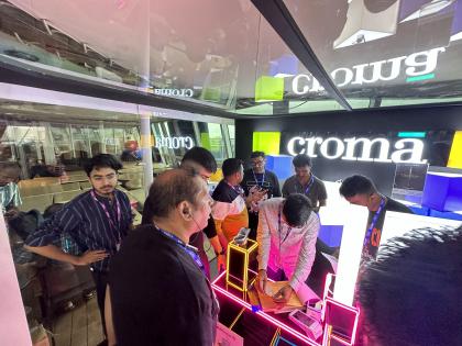 Croma hosts 1st-ever pop-up experience on a cruise ship to showcase iPhone 15 series | Croma hosts 1st-ever pop-up experience on a cruise ship to showcase iPhone 15 series