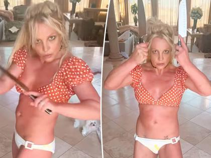 Britney Spears' dancing with knives invites cops at her house | Britney Spears' dancing with knives invites cops at her house Britney Spears' dancing with knives invites cops at her house | Britney Spears' dancing with knives invites cops at her house