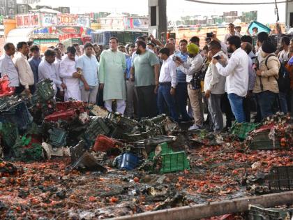 Gopal Rai visits Azadpur Mandi, says directions given to complete repair work within 45 days | Gopal Rai visits Azadpur Mandi, says directions given to complete repair work within 45 days