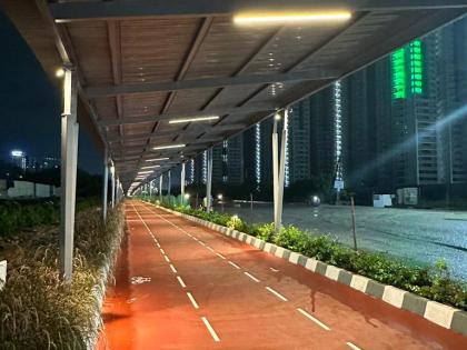 India’s first solar cycling track comes up in Hyderabad | India’s first solar cycling track comes up in Hyderabad