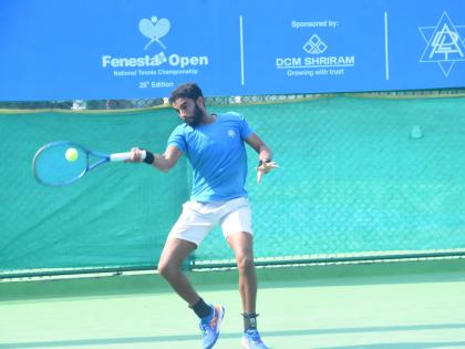 Manish Sureshkumar launches title defence at the National Tennis Championship with victory | Manish Sureshkumar launches title defence at the National Tennis Championship with victory