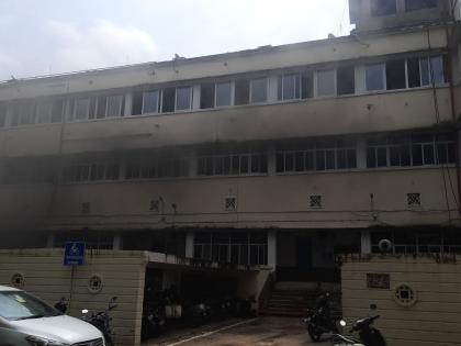 Minor fire breaks out at state secretariat in Bhubaneswar | Minor fire breaks out at state secretariat in Bhubaneswar Minor fire breaks out at state secretariat in Bhubaneswar | Minor fire breaks out at state secretariat in Bhubaneswar