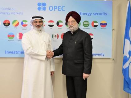 Hardeep Puri meets OPEC Secretary General, discusses global energy scenario | Hardeep Puri meets OPEC Secretary General, discusses global energy scenario Hardeep Puri meets OPEC Secretary General, discusses global energy scenario | Hardeep Puri meets OPEC Secretary General, discusses global energy scenario