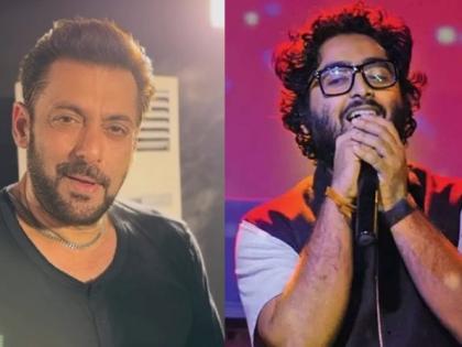 Arijit Singh spotted at Salman Khan's house ending 9-year old feud | Arijit Singh spotted at Salman Khan's house ending 9-year old feud