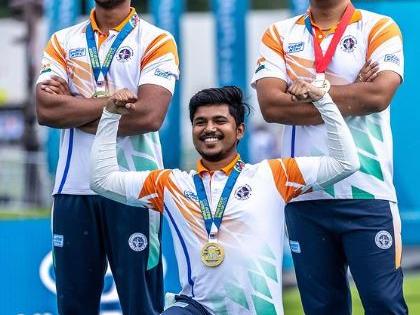 Asian Games: Abhishek, Ojas, Prathamesh win gold in Compound Men's Team archery | Asian Games: Abhishek, Ojas, Prathamesh win gold in Compound Men's Team archery