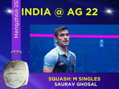 Asian Games: Saurav Ghosal loses in final, bags second silver in men's singles after nine years | Asian Games: Saurav Ghosal loses in final, bags second silver in men's singles after nine years