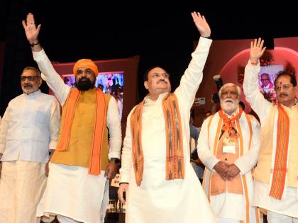 'BJP won't offer anyone to sit on its shoulder', Nadda says in Patna | 'BJP won't offer anyone to sit on its shoulder', Nadda says in Patna 'BJP won't offer anyone to sit on its shoulder', Nadda says in Patna | 'BJP won't offer anyone to sit on its shoulder', Nadda says in Patna