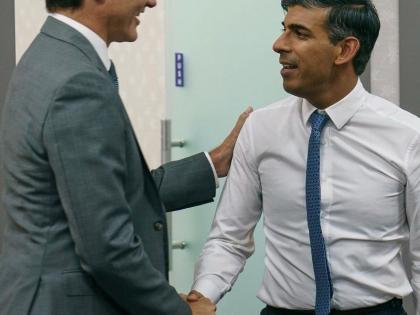 Sunak tells Trudeau he hopes to see 'de-escalation' in India-Canada tension | Sunak tells Trudeau he hopes to see 'de-escalation' in India-Canada tension