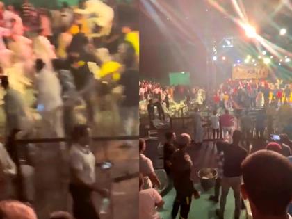 Wrestlers clash during competition in Hyderabad | Wrestlers clash during competition in Hyderabad Wrestlers clash during competition in Hyderabad | Wrestlers clash during competition in Hyderabad
