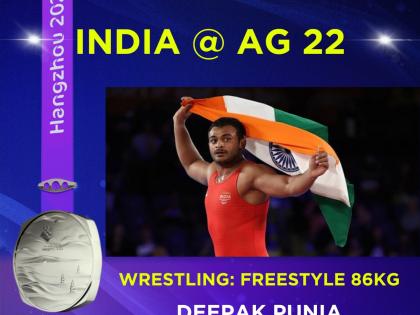 Asian Games: Deepak Punia wins silver medal in disappointing wrestling campaign | Asian Games: Deepak Punia wins silver medal in disappointing wrestling campaign Asian Games: Deepak Punia wins silver medal in disappointing wrestling campaign | Asian Games: Deepak Punia wins silver medal in disappointing wrestling campaign