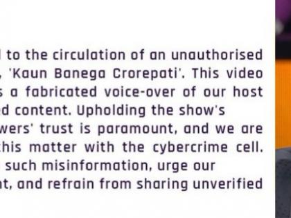 Channel takes note of 'KBC' video making derogatory remarks against MP CM, calls it 'misleading' | Channel takes note of 'KBC' video making derogatory remarks against MP CM, calls it 'misleading' Channel takes note of 'KBC' video making derogatory remarks against MP CM, calls it 'misleading' | Channel takes note of 'KBC' video making derogatory remarks against MP CM, calls it 'misleading'