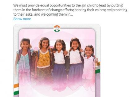 Gender equality is foundation of social, political success: Kharge on Int'l Day of Girl Child | Gender equality is foundation of social, political success: Kharge on Int'l Day of Girl Child