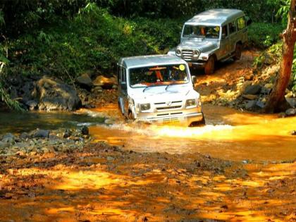 14 km long jeep journey to Dudhasagar begins in Goa | 14 km long jeep journey to Dudhasagar begins in Goa 14 km long jeep journey to Dudhasagar begins in Goa | 14 km long jeep journey to Dudhasagar begins in Goa