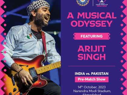 Men's ODI WC: Arijit Singh to ignite the stage before India-Pakistan clash | Men's ODI WC: Arijit Singh to ignite the stage before India-Pakistan clash Men's ODI WC: Arijit Singh to ignite the stage before India-Pakistan clash | Men's ODI WC: Arijit Singh to ignite the stage before India-Pakistan clash