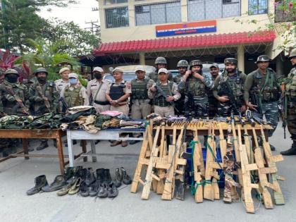 Cache of looted arms, ammunition recovered in Manipur | Cache of looted arms, ammunition recovered in Manipur