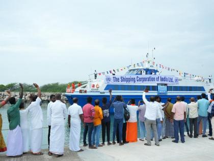 High speed passenger ferry service between India-Lanka resumes after 4 decades | High speed passenger ferry service between India-Lanka resumes after 4 decades High speed passenger ferry service between India-Lanka resumes after 4 decades | High speed passenger ferry service between India-Lanka resumes after 4 decades