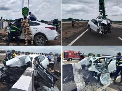 15 killed in two crashes on Mumbai-Nagpur Samruddhi expressway; Prez, PM condole | 15 killed in two crashes on Mumbai-Nagpur Samruddhi expressway; Prez, PM condole 15 killed in two crashes on Mumbai-Nagpur Samruddhi expressway; Prez, PM condole | 15 killed in two crashes on Mumbai-Nagpur Samruddhi expressway; Prez, PM condole