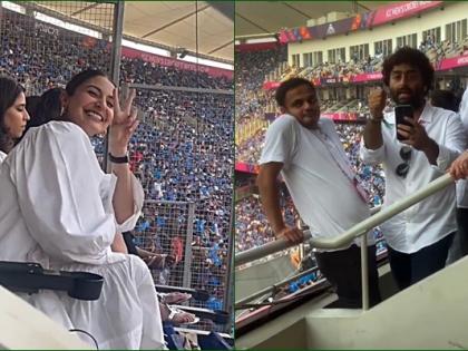 Arijit Singh requests Anushka Sharma for picture at India-Pak match, video goes viral | Arijit Singh requests Anushka Sharma for picture at India-Pak match, video goes viral Arijit Singh requests Anushka Sharma for picture at India-Pak match, video goes viral | Arijit Singh requests Anushka Sharma for picture at India-Pak match, video goes viral