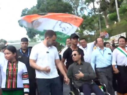 Rahul in poll-bound Mizoram, participates in padyatra | Rahul in poll-bound Mizoram, participates in padyatra Rahul in poll-bound Mizoram, participates in padyatra | Rahul in poll-bound Mizoram, participates in padyatra