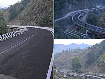 Key 2-lane viaduct link completed on J&K highway | Key 2-lane viaduct link completed on J&K highway Key 2-lane viaduct link completed on J&K highway | Key 2-lane viaduct link completed on J&K highway