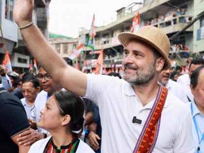 PM has no time to visit Manipur, govt too keen on Israel, says Rahul in Mizoram | PM has no time to visit Manipur, govt too keen on Israel, says Rahul in Mizoram PM has no time to visit Manipur, govt too keen on Israel, says Rahul in Mizoram | PM has no time to visit Manipur, govt too keen on Israel, says Rahul in Mizoram