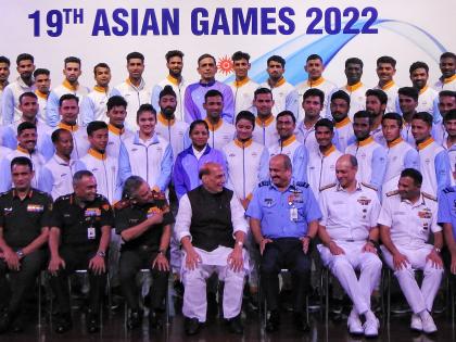 Rajnath announces cash prizes to Armed Forces personnel for winning medals at Asian Games | Rajnath announces cash prizes to Armed Forces personnel for winning medals at Asian Games