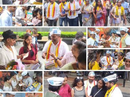 K'taka AAP launches letter movement demanding implementation of Mekedatu project | K'taka AAP launches letter movement demanding implementation of Mekedatu project K'taka AAP launches letter movement demanding implementation of Mekedatu project | K'taka AAP launches letter movement demanding implementation of Mekedatu project