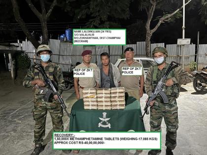 Smuggled from Myanmar, drugs valued at Rs 45cr seized in poll-bound Mizoram | Smuggled from Myanmar, drugs valued at Rs 45cr seized in poll-bound Mizoram Smuggled from Myanmar, drugs valued at Rs 45cr seized in poll-bound Mizoram | Smuggled from Myanmar, drugs valued at Rs 45cr seized in poll-bound Mizoram