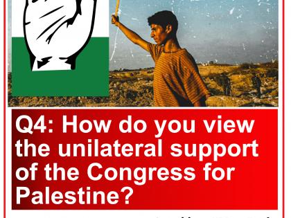 Majority thinks Congress support for Palestine is to woo Muslim Votes | Majority thinks Congress support for Palestine is to woo Muslim Votes Majority thinks Congress support for Palestine is to woo Muslim Votes | Majority thinks Congress support for Palestine is to woo Muslim Votes