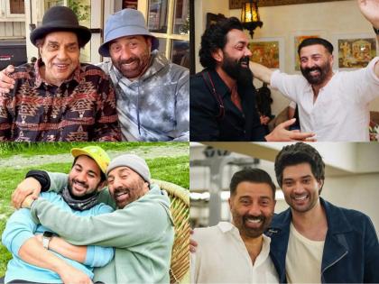 Dharmendra, Bobby, Karan and Rajveer shower birthday wishes on Sunny Deol | Dharmendra, Bobby, Karan and Rajveer shower birthday wishes on Sunny Deol Dharmendra, Bobby, Karan and Rajveer shower birthday wishes on Sunny Deol | Dharmendra, Bobby, Karan and Rajveer shower birthday wishes on Sunny Deol