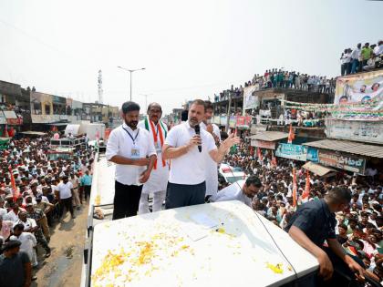 Rahul Gandhi promises caste census in Telangana | Rahul Gandhi promises caste census in Telangana Rahul Gandhi promises caste census in Telangana | Rahul Gandhi promises caste census in Telangana