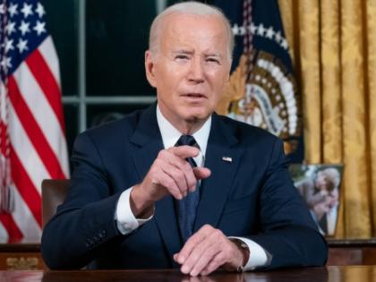 Biden directly appeals to Americans to support Israel, Ukraine over 'existential threats' | Biden directly appeals to Americans to support Israel, Ukraine over 'existential threats' Biden directly appeals to Americans to support Israel, Ukraine over 'existential threats' | Biden directly appeals to Americans to support Israel, Ukraine over 'existential threats'