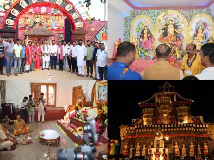 Durga Puja festivities grip NE states, subdue in violence hit Manipur | Durga Puja festivities grip NE states, subdue in violence hit Manipur Durga Puja festivities grip NE states, subdue in violence hit Manipur | Durga Puja festivities grip NE states, subdue in violence hit Manipur