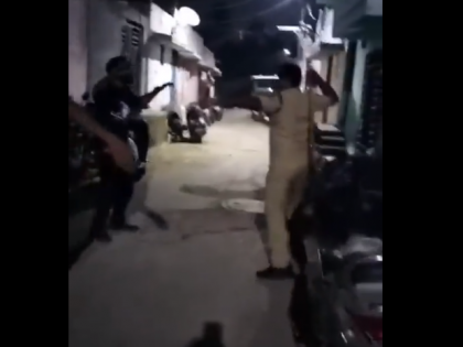 Youth brutally thrashed by cop in Hyderabad | Youth brutally thrashed by cop in Hyderabad