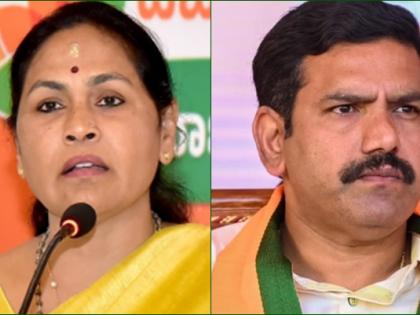 Shobha Karandlaje, Vijayendra frontrunners for K’taka BJP chief post | Shobha Karandlaje, Vijayendra frontrunners for K’taka BJP chief post