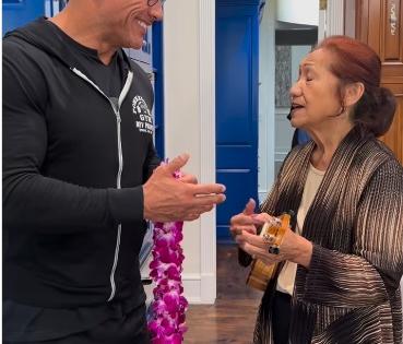 Dwayne Johnson sings to mom on her 75th birthday: 'Feel like the luckiest son on earth' | Dwayne Johnson sings to mom on her 75th birthday: 'Feel like the luckiest son on earth' Dwayne Johnson sings to mom on her 75th birthday: 'Feel like the luckiest son on earth' | Dwayne Johnson sings to mom on her 75th birthday: 'Feel like the luckiest son on earth'