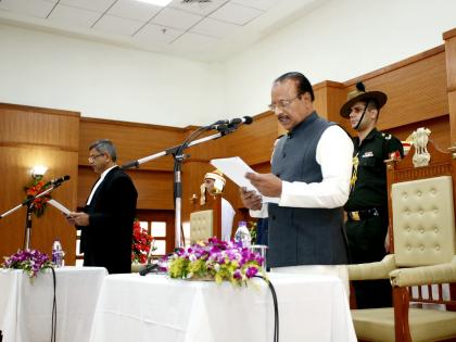 Indra Sena Reddy Nallu sworn in as 20th Governor of Tripura | Indra Sena Reddy Nallu sworn in as 20th Governor of Tripura Indra Sena Reddy Nallu sworn in as 20th Governor of Tripura | Indra Sena Reddy Nallu sworn in as 20th Governor of Tripura