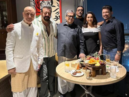 'Khalnayak' stars Sanjay Dutt, Jackie Shroff, Madhuri Dixit reunite at Subhash Ghai's wedding anniv | 'Khalnayak' stars Sanjay Dutt, Jackie Shroff, Madhuri Dixit reunite at Subhash Ghai's wedding anniv 'Khalnayak' stars Sanjay Dutt, Jackie Shroff, Madhuri Dixit reunite at Subhash Ghai's wedding anniv | 'Khalnayak' stars Sanjay Dutt, Jackie Shroff, Madhuri Dixit reunite at Subhash Ghai's wedding anniv