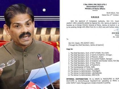 Rashmi Ranjan Swain to be new J&K DGP | Rashmi Ranjan Swain to be new J&K DGP Rashmi Ranjan Swain to be new J&K DGP | Rashmi Ranjan Swain to be new J&K DGP