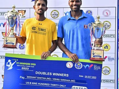 ITF Davangere: Chappell, Bobrav to meet in final; Vishu-Sidhanth lift doubles title | ITF Davangere: Chappell, Bobrav to meet in final; Vishu-Sidhanth lift doubles title
