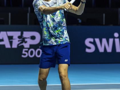 Tennis: Hurkacz battles into Swiss Indoors Final, Auger-Aliassime fires past Rune | Tennis: Hurkacz battles into Swiss Indoors Final, Auger-Aliassime fires past Rune