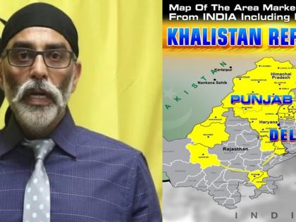 SFJ offers reward for Indian envoy's arrest, releases map with Delhi as part of Khalistan | SFJ offers reward for Indian envoy's arrest, releases map with Delhi as part of Khalistan SFJ offers reward for Indian envoy's arrest, releases map with Delhi as part of Khalistan | SFJ offers reward for Indian envoy's arrest, releases map with Delhi as part of Khalistan