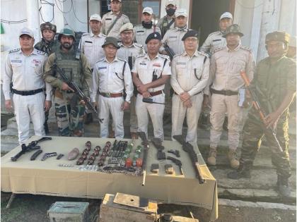 12 looted weapons, large cache of ammunition recovered in Manipur | 12 looted weapons, large cache of ammunition recovered in Manipur