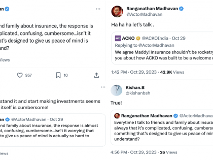 R Madhavan addresses insurance accessibility concerns on Twitter | R Madhavan addresses insurance accessibility concerns on Twitter