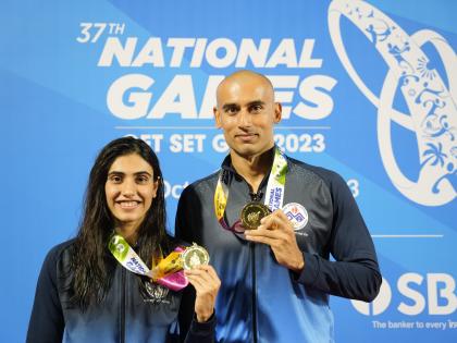 37th National Games: Virdhawal and Rujuta Khade break Games Records to be crowned fastest swimmers | 37th National Games: Virdhawal and Rujuta Khade break Games Records to be crowned fastest swimmers 37th National Games: Virdhawal and Rujuta Khade break Games Records to be crowned fastest swimmers | 37th National Games: Virdhawal and Rujuta Khade break Games Records to be crowned fastest swimmers