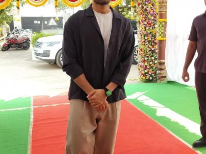 Anand Deverakonda participates in puja to commence his film ‘Duet’ | Anand Deverakonda participates in puja to commence his film ‘Duet’