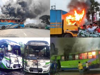 Over 100 buses torched in B'desh after BNP’s three-day strike call | Over 100 buses torched in B'desh after BNP’s three-day strike call Over 100 buses torched in B'desh after BNP’s three-day strike call | Over 100 buses torched in B'desh after BNP’s three-day strike call
