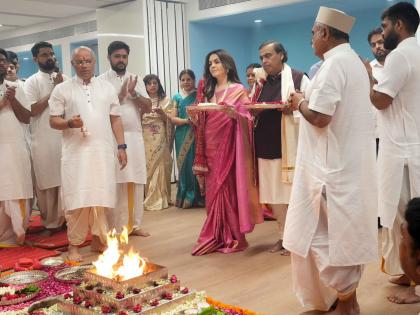 Nita Ambani rings in 60th birthday with pooja, new school and ‘anna-seva’ | Nita Ambani rings in 60th birthday with pooja, new school and ‘anna-seva’ Nita Ambani rings in 60th birthday with pooja, new school and ‘anna-seva’ | Nita Ambani rings in 60th birthday with pooja, new school and ‘anna-seva’