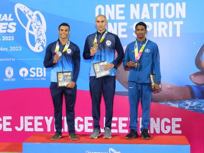 37th National Games: Swimmers Nina Venkatesh, Virdhawal Khade excel; Haryana, Services close in on leaders Maharashtra | 37th National Games: Swimmers Nina Venkatesh, Virdhawal Khade excel; Haryana, Services close in on leaders Maharashtra 37th National Games: Swimmers Nina Venkatesh, Virdhawal Khade excel; Haryana, Services close in on leaders Maharashtra | 37th National Games: Swimmers Nina Venkatesh, Virdhawal Khade excel; Haryana, Services close in on leaders Maharashtra
