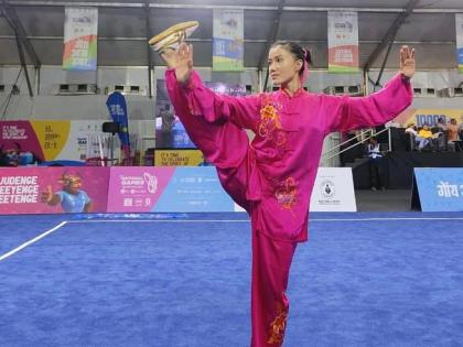 Leaving one and half-year-old daughter at home Sanatombi wins another Wushu gold at National Games | Leaving one and half-year-old daughter at home Sanatombi wins another Wushu gold at National Games Leaving one and half-year-old daughter at home Sanatombi wins another Wushu gold at National Games | Leaving one and half-year-old daughter at home Sanatombi wins another Wushu gold at National Games